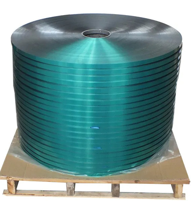 천연 녹색 공중 합체 코팅 강철 테이프 0.3mm 370mpa EN JIS
